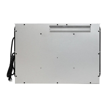 Foyer électrique encastrable avec chauffage réglable, luminosité, minuterie et protection contre la surchauffe, 1400 W, homologué CSA