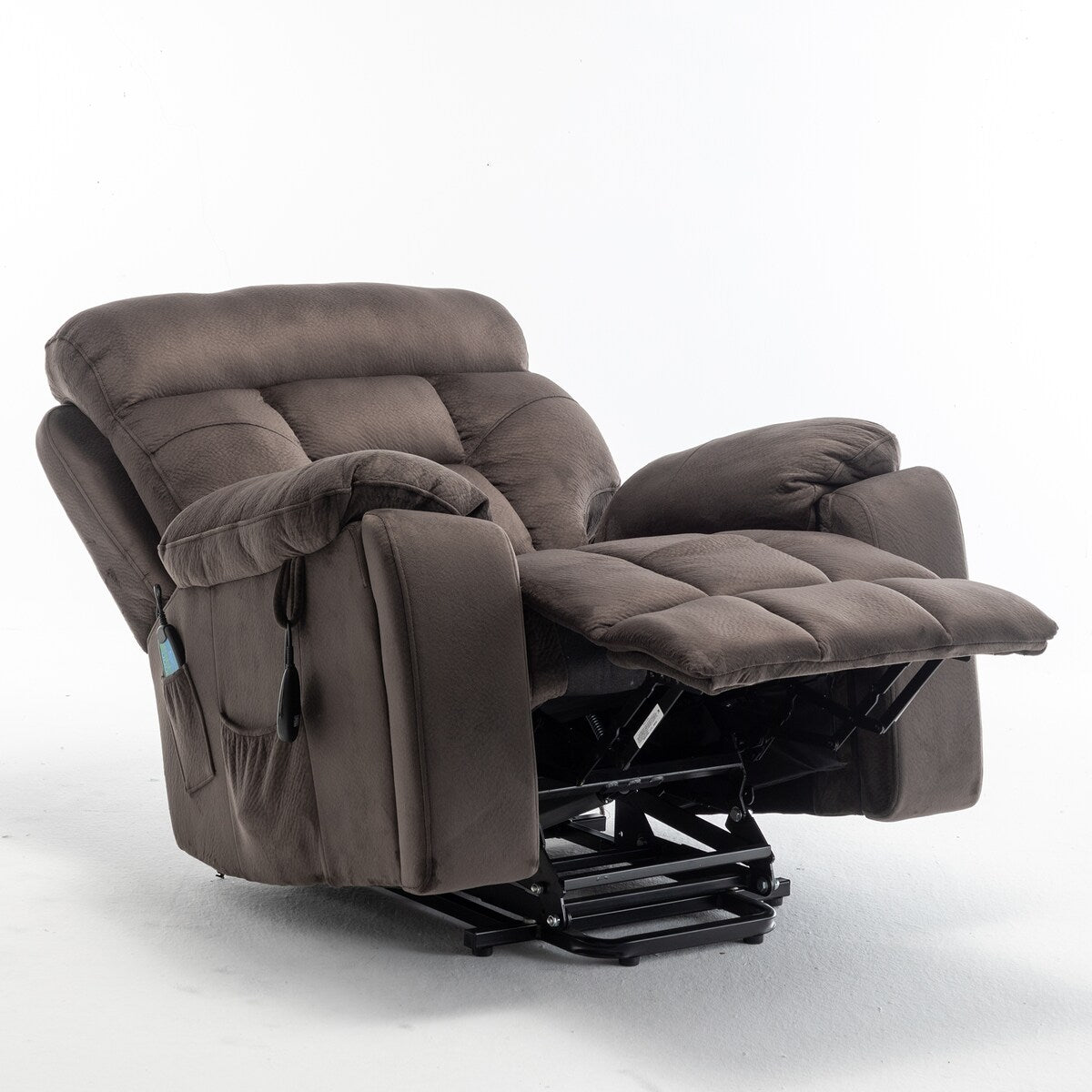 Fauteuil releveur électrique inclinable avec massage et chauffage