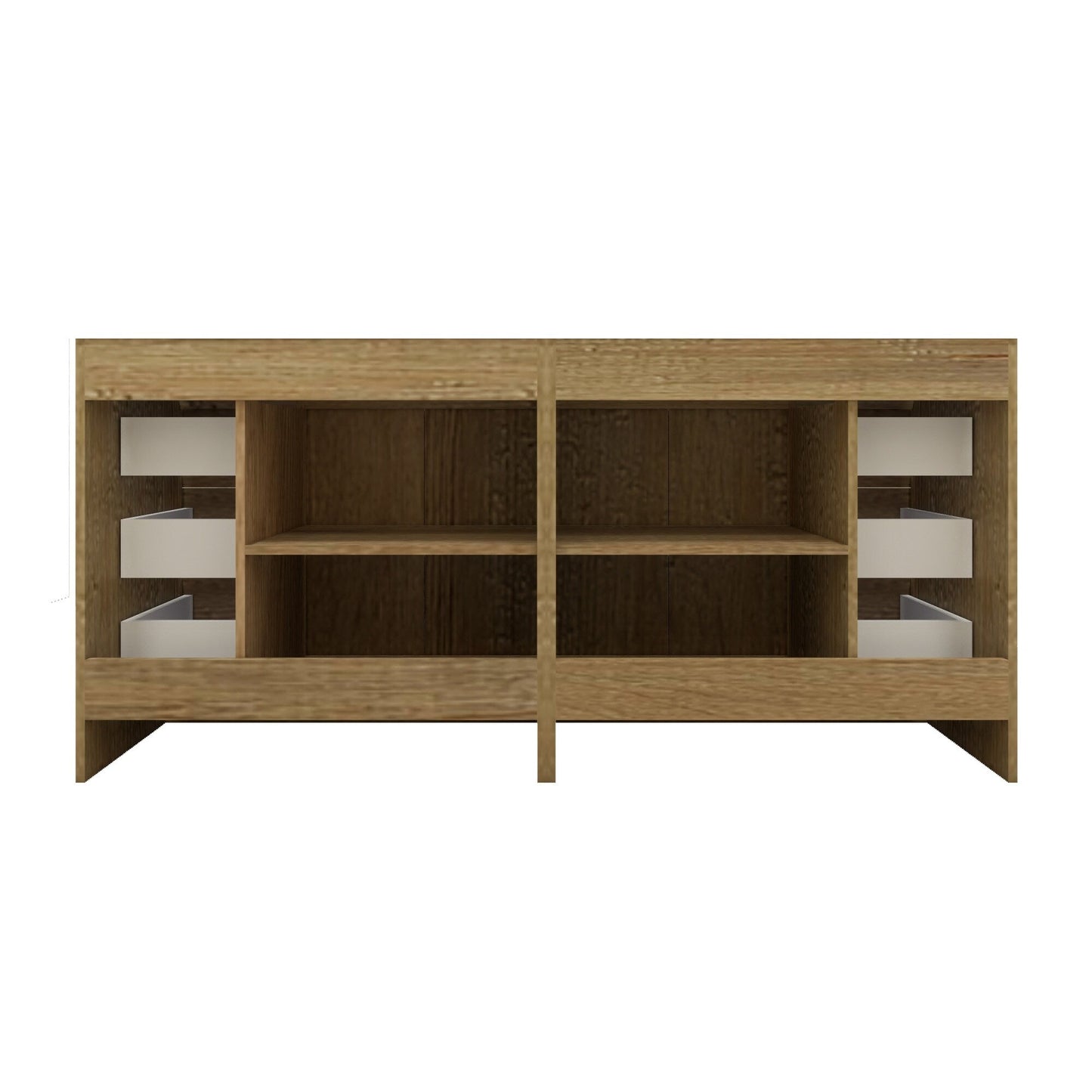 Meuble-lavabo autoportant Eliza 72 po avec double vasque