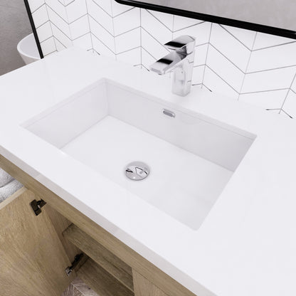 Meuble-lavabo autoportant Eliza 72 po avec double vasque