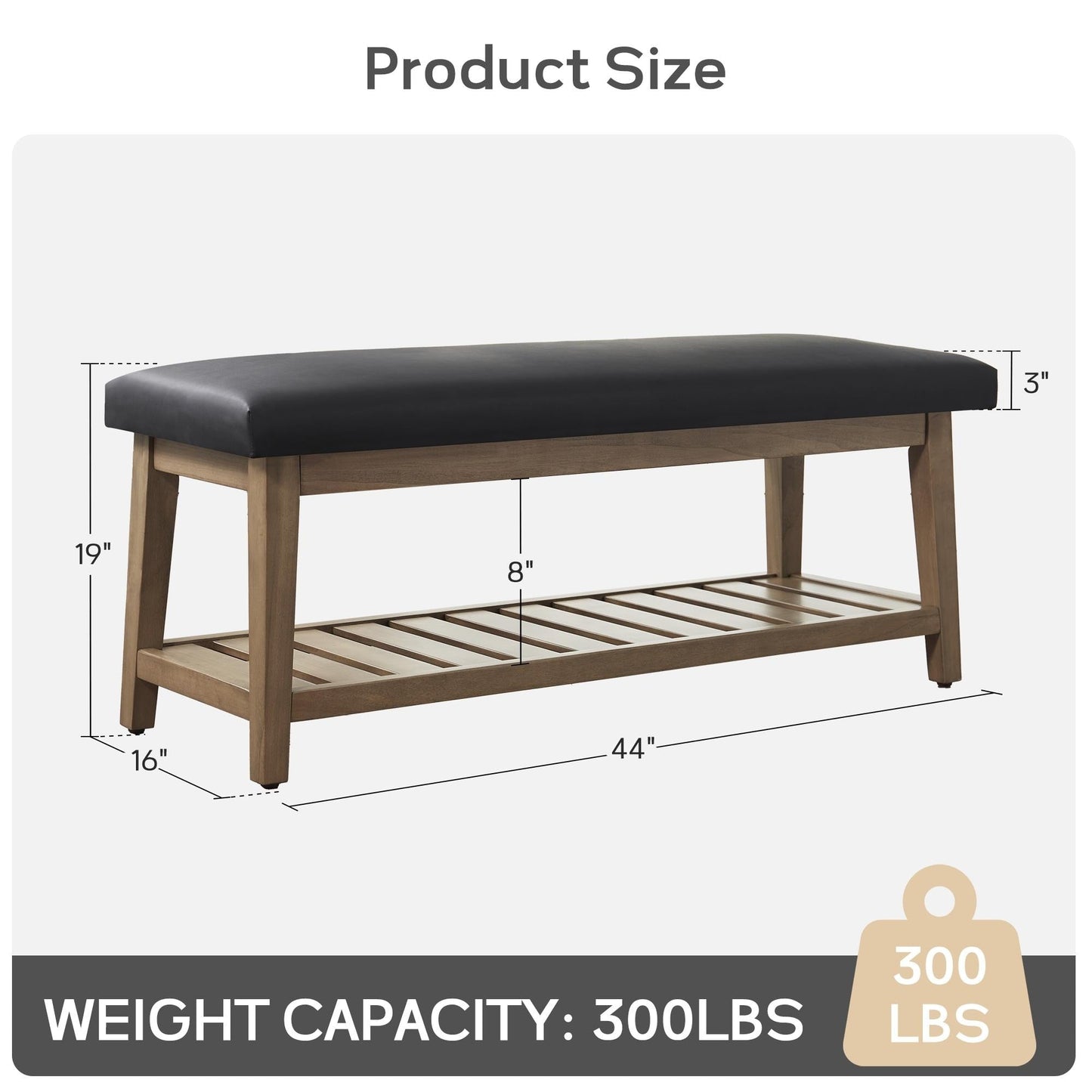 Banc à chaussures d'entrée, banc de rangement, banc rembourré