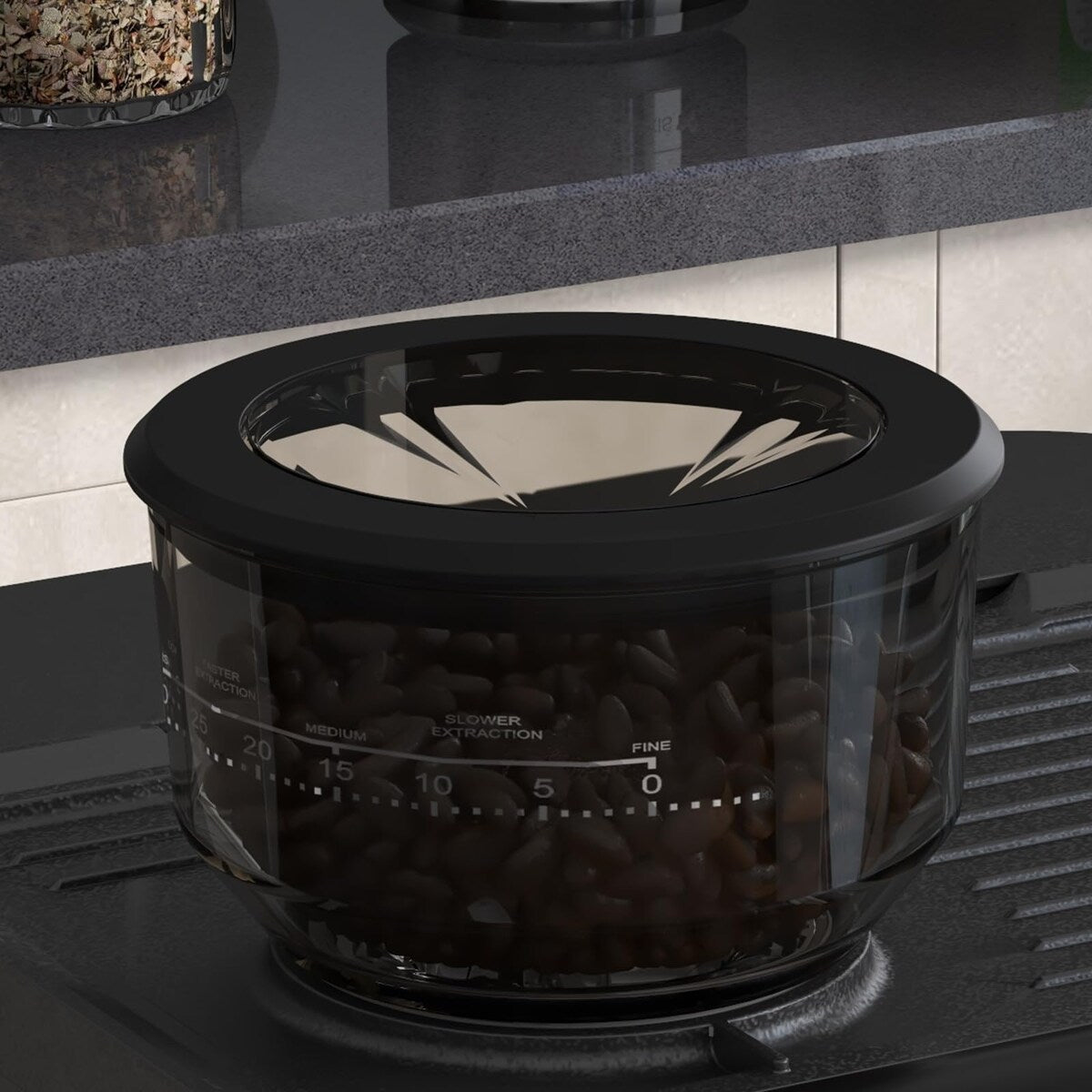 Machine à café expresso avec broyeur intégré et réservoir d'eau de 2,8 L.