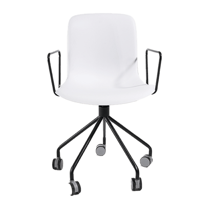 Chaque chaise est équipée d'une roulette en acier à 5 branches.