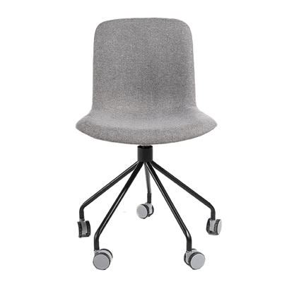 Chaque chaise est équipée d'une roulette en acier à 5 branches.