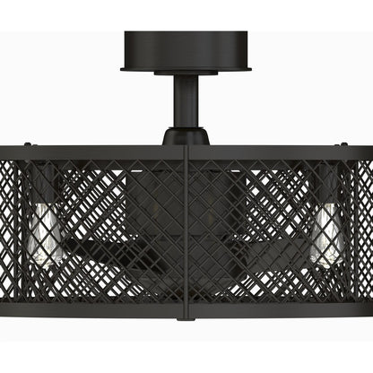 Ventilateur de plafond à 4 lumières Vintere en bronze vieilli de la collection Fanimation Studio