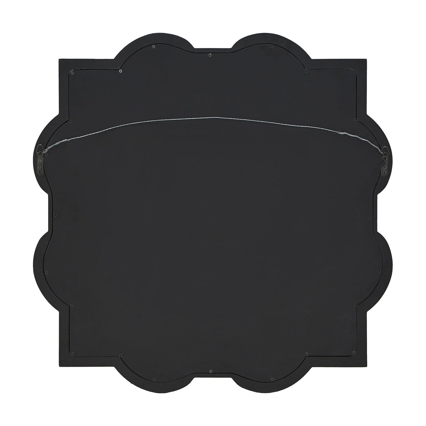 Miroir mural Fantina à panneaux argentés antiques par iNSPIRE Q Classic