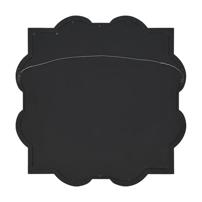 Miroir mural Fantina à panneaux argentés antiques par iNSPIRE Q Classic