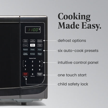 Four à micro-ondes de comptoir Farberware 1000 watts, 31 litres (1,1 pi³), avec éclairage DEL et sécurité enfant