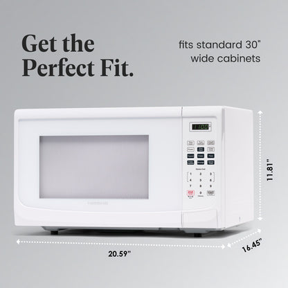 Four à micro-ondes de comptoir Farberware 1000 watts, 31 litres (1,1 pi³), avec éclairage DEL et sécurité enfant