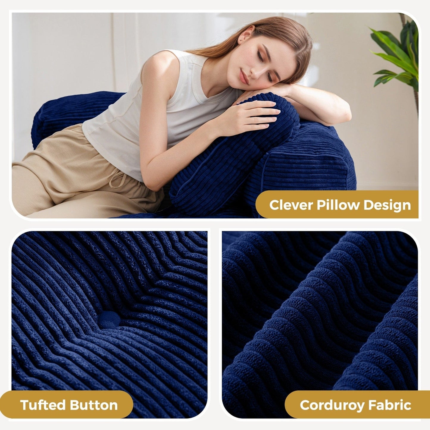 Canapé-lit pliable, canapé d'angle en forme de L