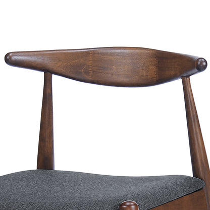 Chaises de salle à manger Francie style Mid-Century Modern (lot de 2) par Christopher Knight Home - 52 cm (L) x 51,4 cm (l) x 75,6 cm (H)