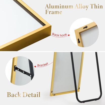 Miroir pleine longueur, grand miroir mural, miroir en pied