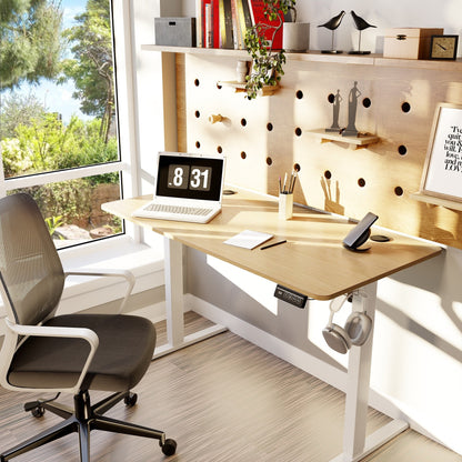 Bureau assis-debout électrique réglable en hauteur Futzca avec panneau de jonction