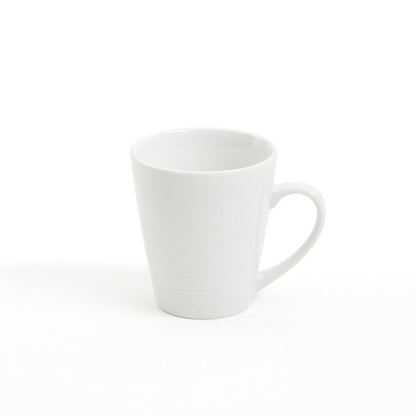 Service de table 16 pièces en céramique blanche à motif gaufré Gibson Home