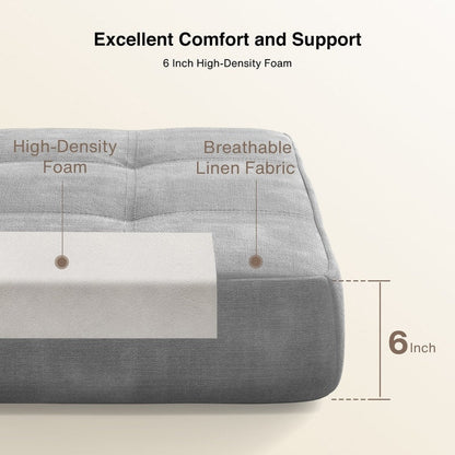 Fauteuil convertible 3 en 1, convertible en lit d'appoint.