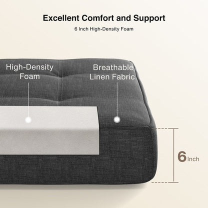 Fauteuil convertible 3 en 1, convertible en lit d'appoint.