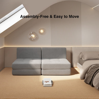 Fauteuil convertible 3 en 1, convertible en lit d'appoint.