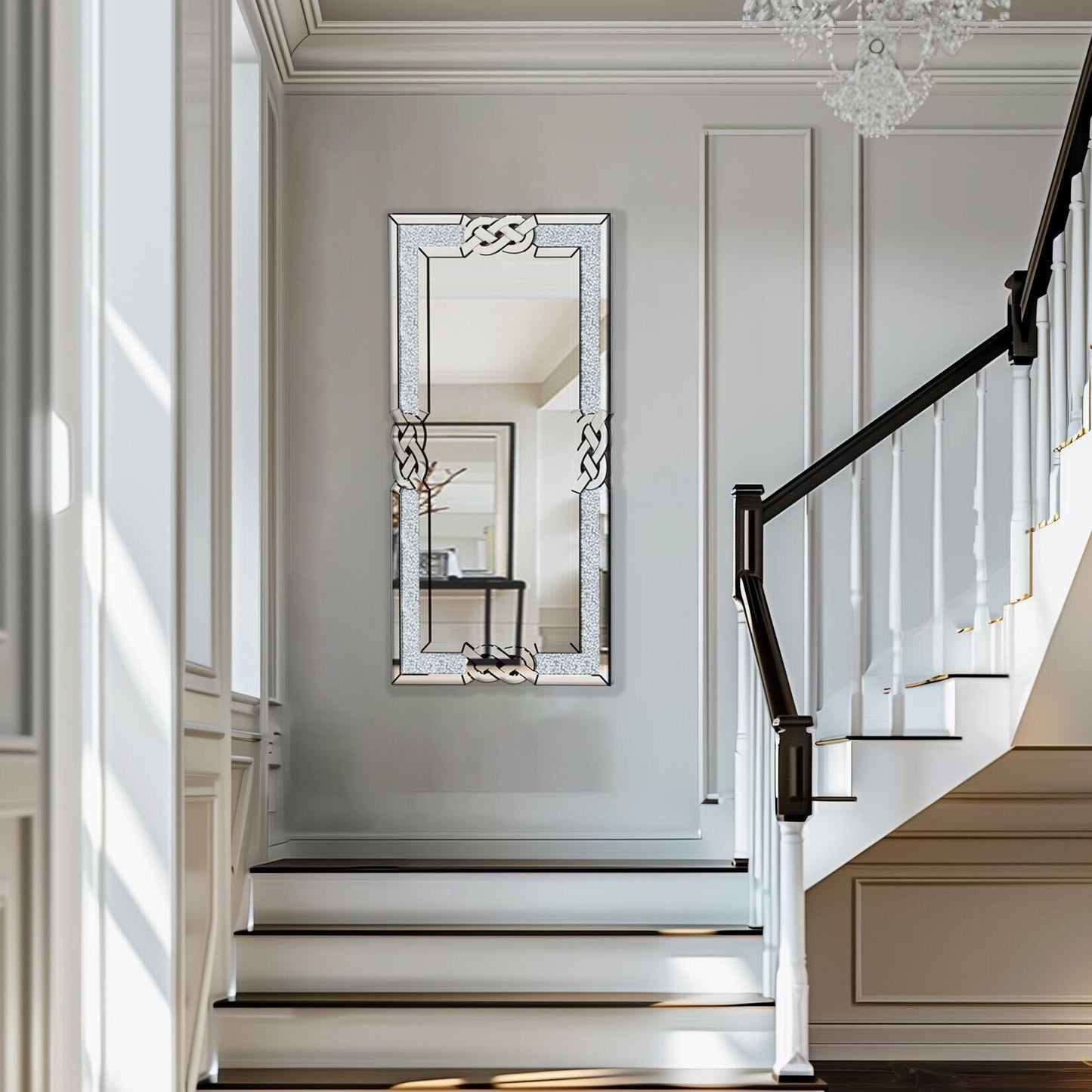 Miroir mural Glamour Crystal Accent Diamond Art