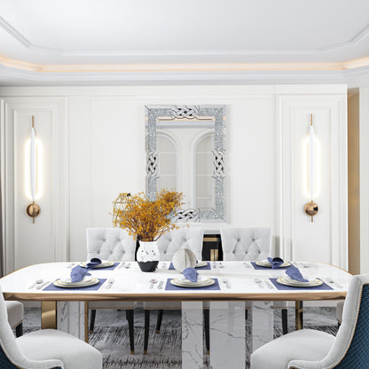 Miroir mural Glamour Crystal Accent Diamond Art