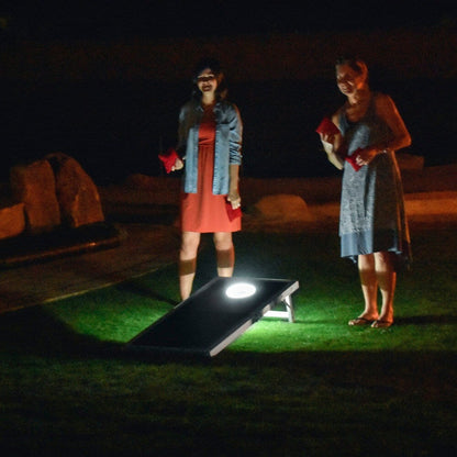 Jeu de Cornhole lumineux LED de taille réglementaire GoSports