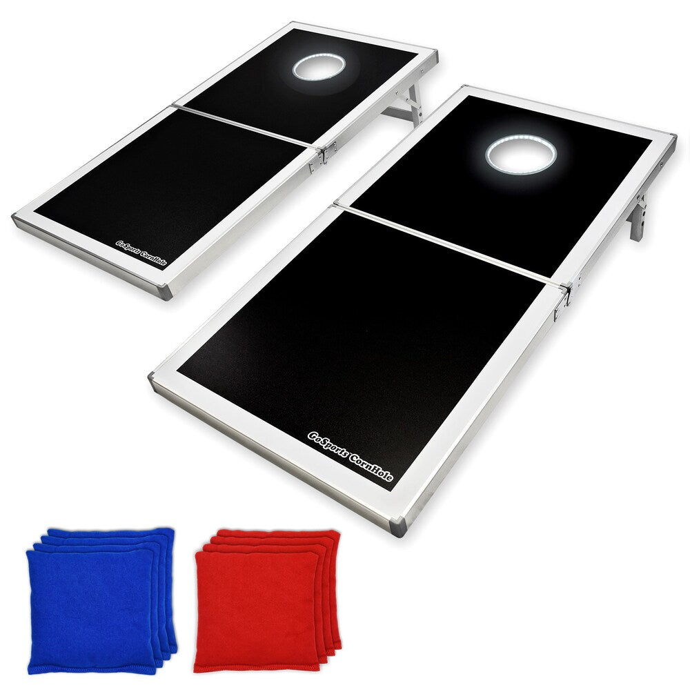 Jeu de Cornhole lumineux LED de taille réglementaire GoSports