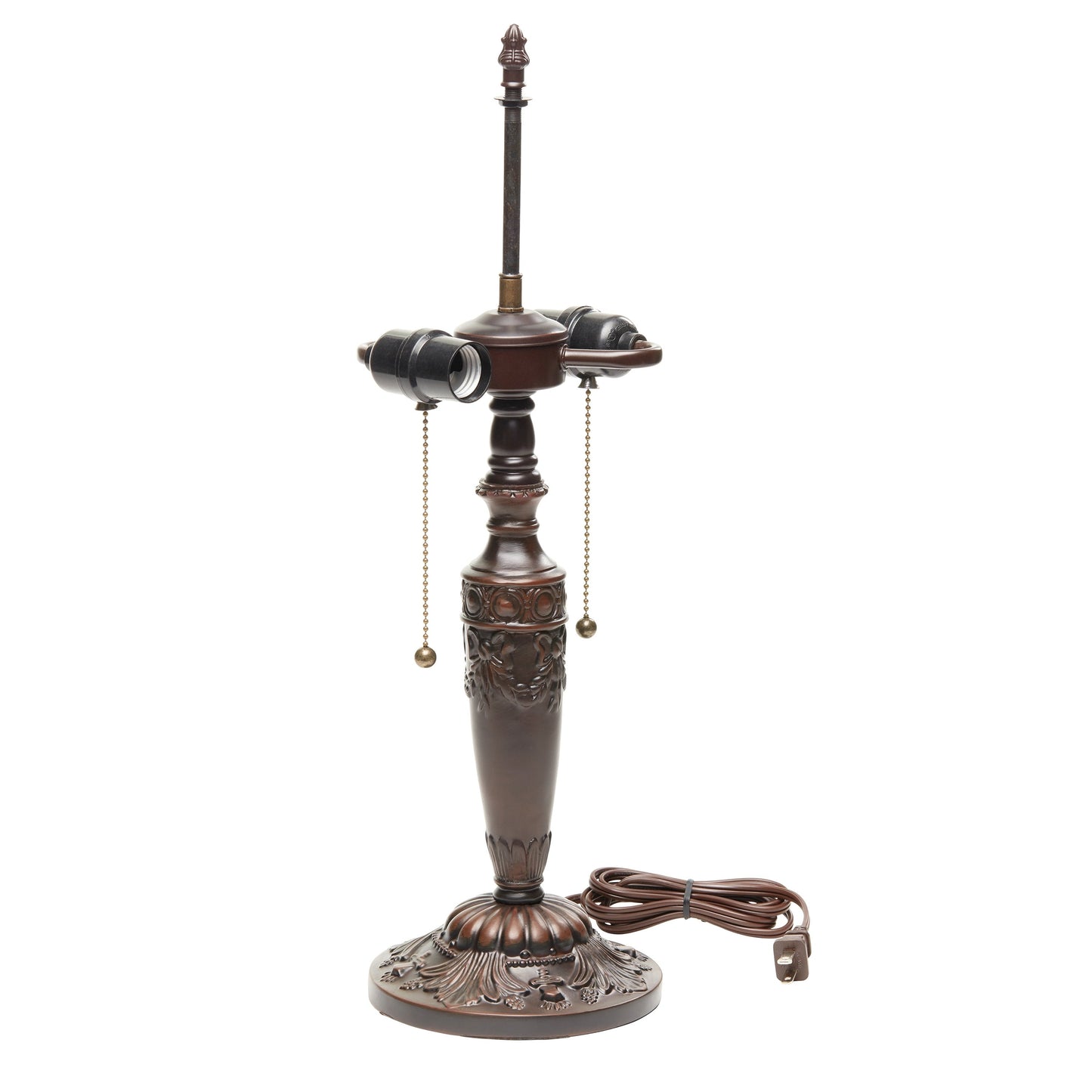 Lampe Tiffany en vitrail Gracewood Hollow Asdreni 51 cm (20 pouces) - 35,6 cm (14 po) L x 35,6 cm (14 po) l x 51,4 cm (20,25 po) H