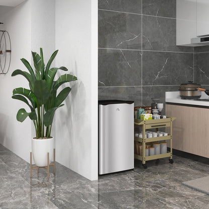 Mini-réfrigérateur HOMCOM 3,2 pi³ avec congélateur, réfrigérateur compact à une porte avec thermostat réglable