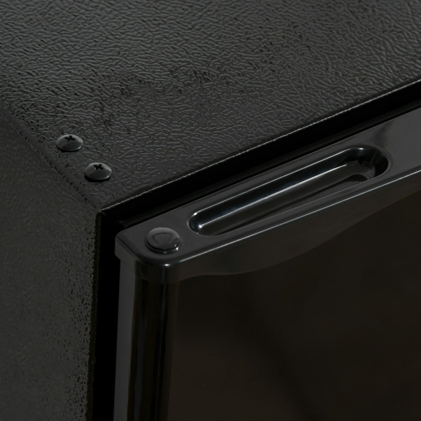 Mini-réfrigérateur HOMCOM 3,2 pi³ avec congélateur, réfrigérateur compact à une porte avec thermostat réglable pour chambre à coucher