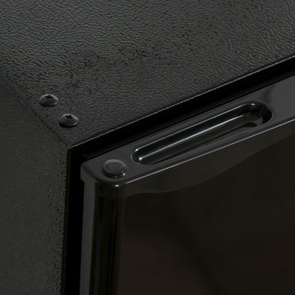 Mini-réfrigérateur HOMCOM 3,2 pi³ avec congélateur, réfrigérateur compact à une porte avec thermostat réglable pour chambre à coucher