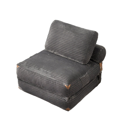 HOOOWOOO Canapé pliant moderne en velours côtelé