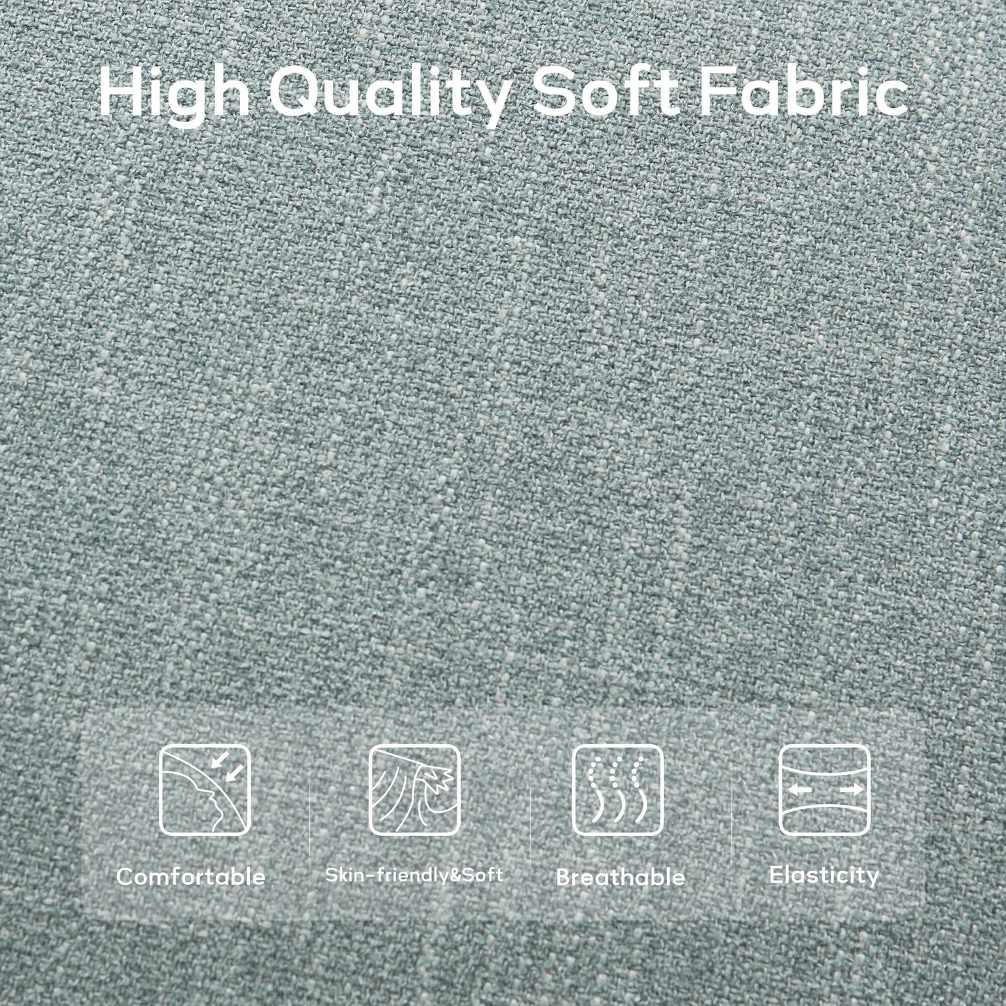 Banc d'entrée rembourré en tissu, banc de chambre à coucher pour pied de lit, beige, bois massif, 112 cm (44 pouces).