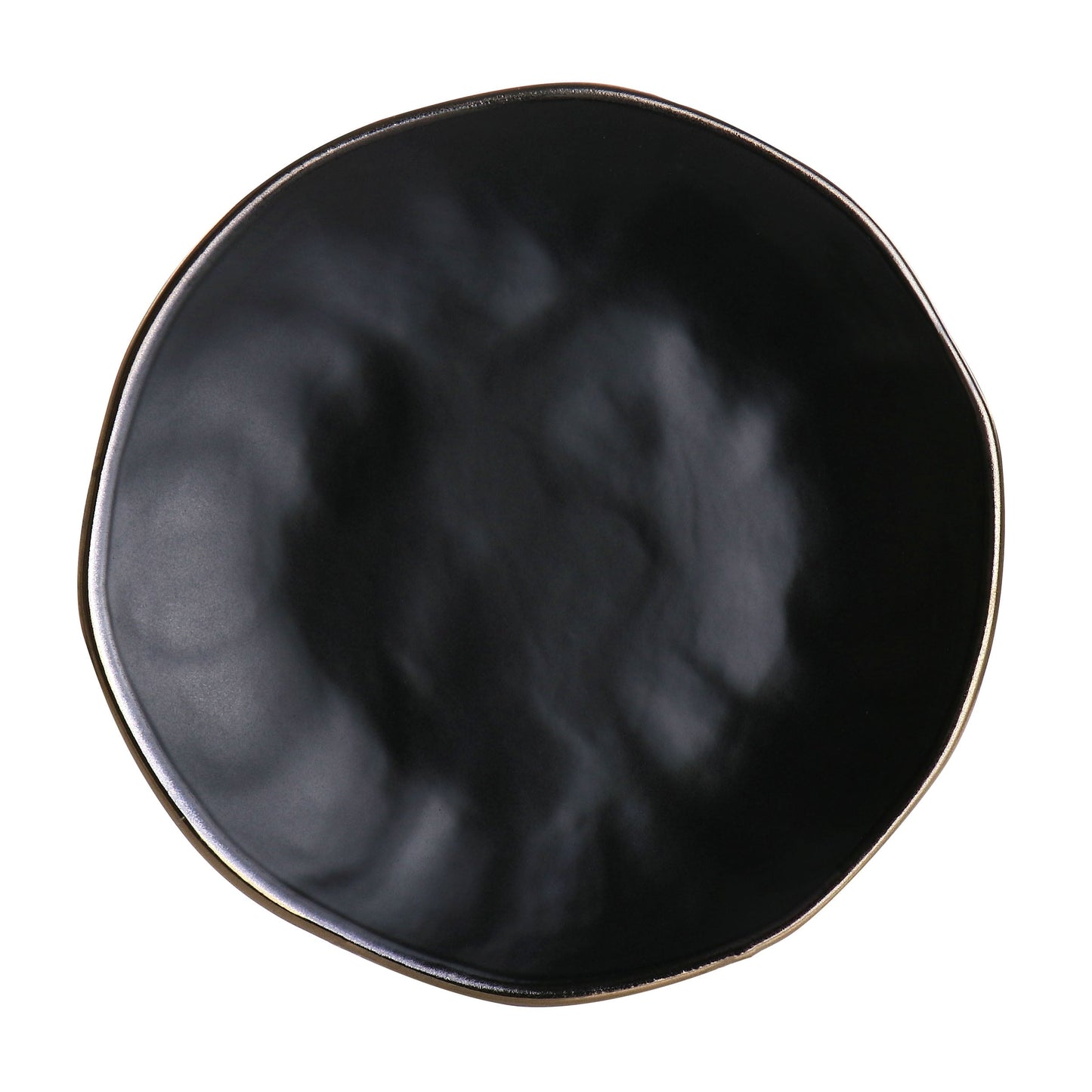 Service de table 16 pièces en grès martelé, coloris assortis