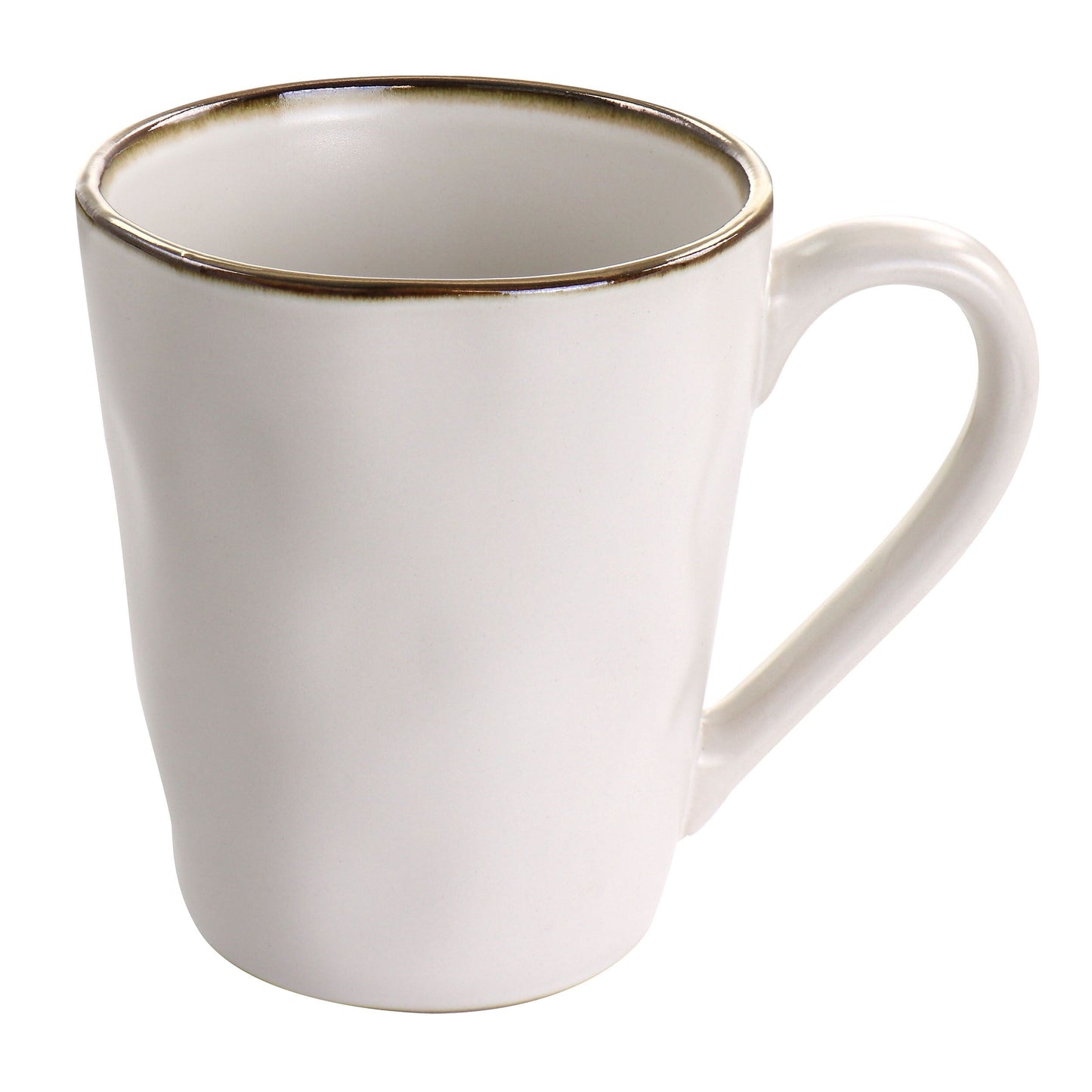 Service de table 16 pièces en grès martelé, coloris assortis