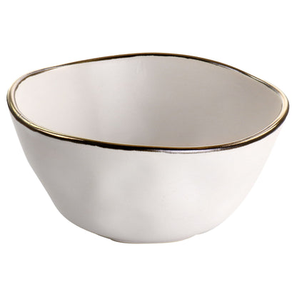 Service de table 16 pièces en grès martelé, coloris assortis