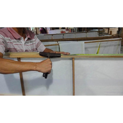 Paravent en bambou ondulé fait main de 1,80 m (Chine)