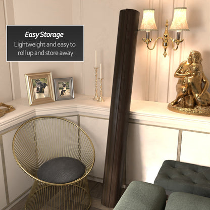 Paravent en bambou ondulé fait main de 1,80 m (Chine)