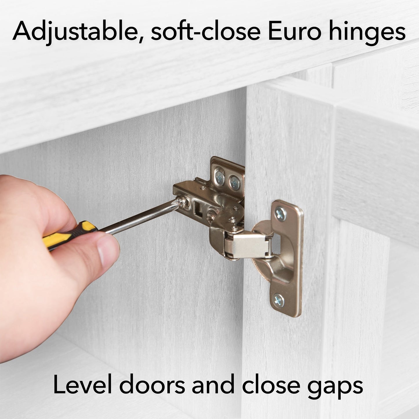 Meuble TV rectangulaire Hanson pour téléviseurs jusqu'à 75 pouces