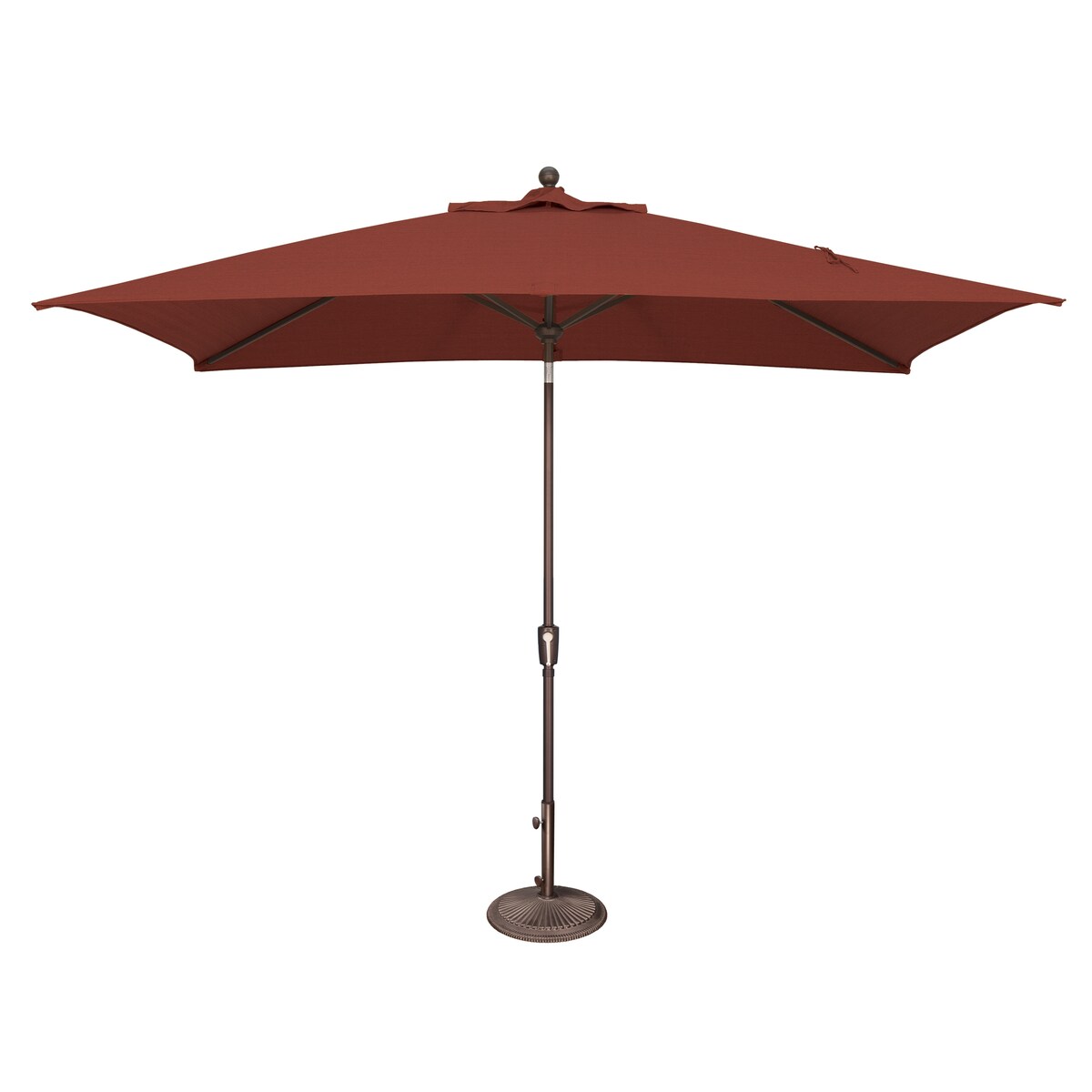 Parasol rectangulaire inclinable SimplyShade Catalina de 3 mètres (10 pieds) à bouton-poussoir