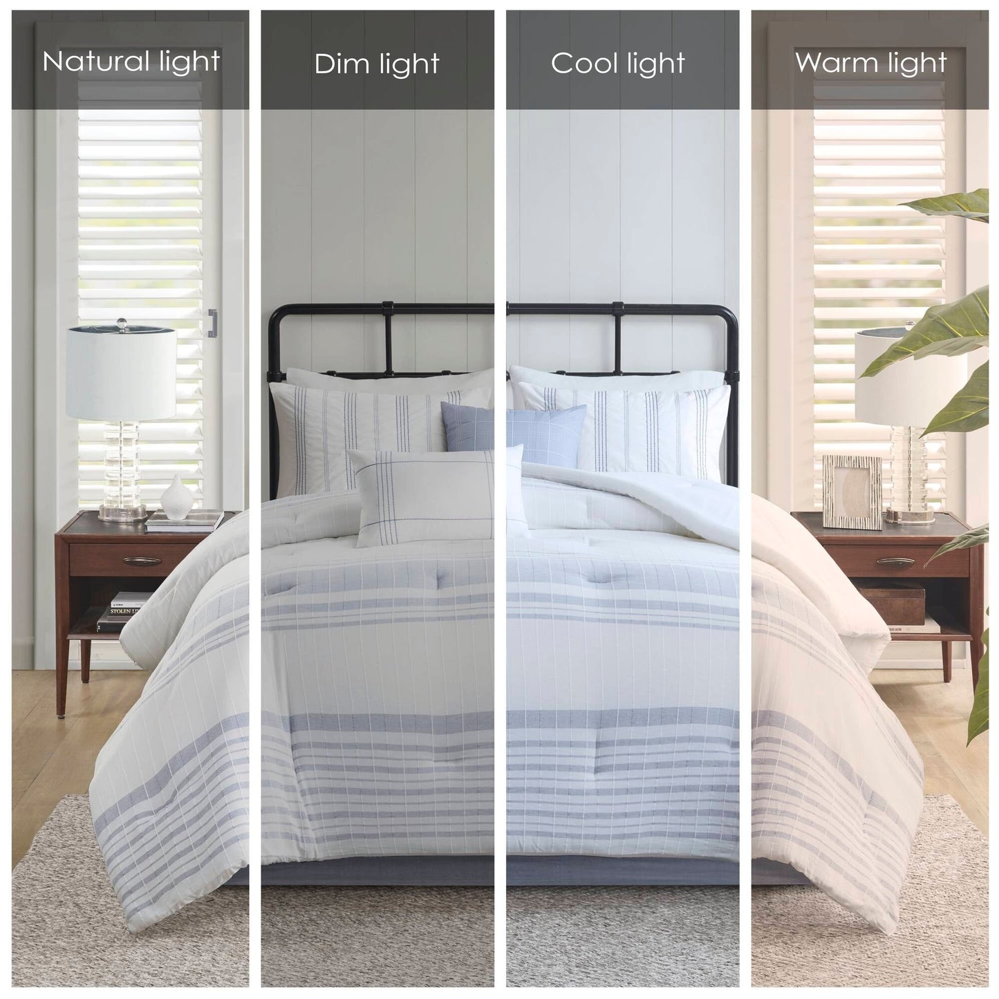 Ensemble de couette surdimensionnée 6 pièces en coton jacquard Morgan de Harbor House