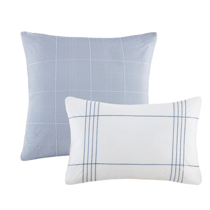 Ensemble de couette surdimensionnée 6 pièces en coton jacquard Morgan de Harbor House