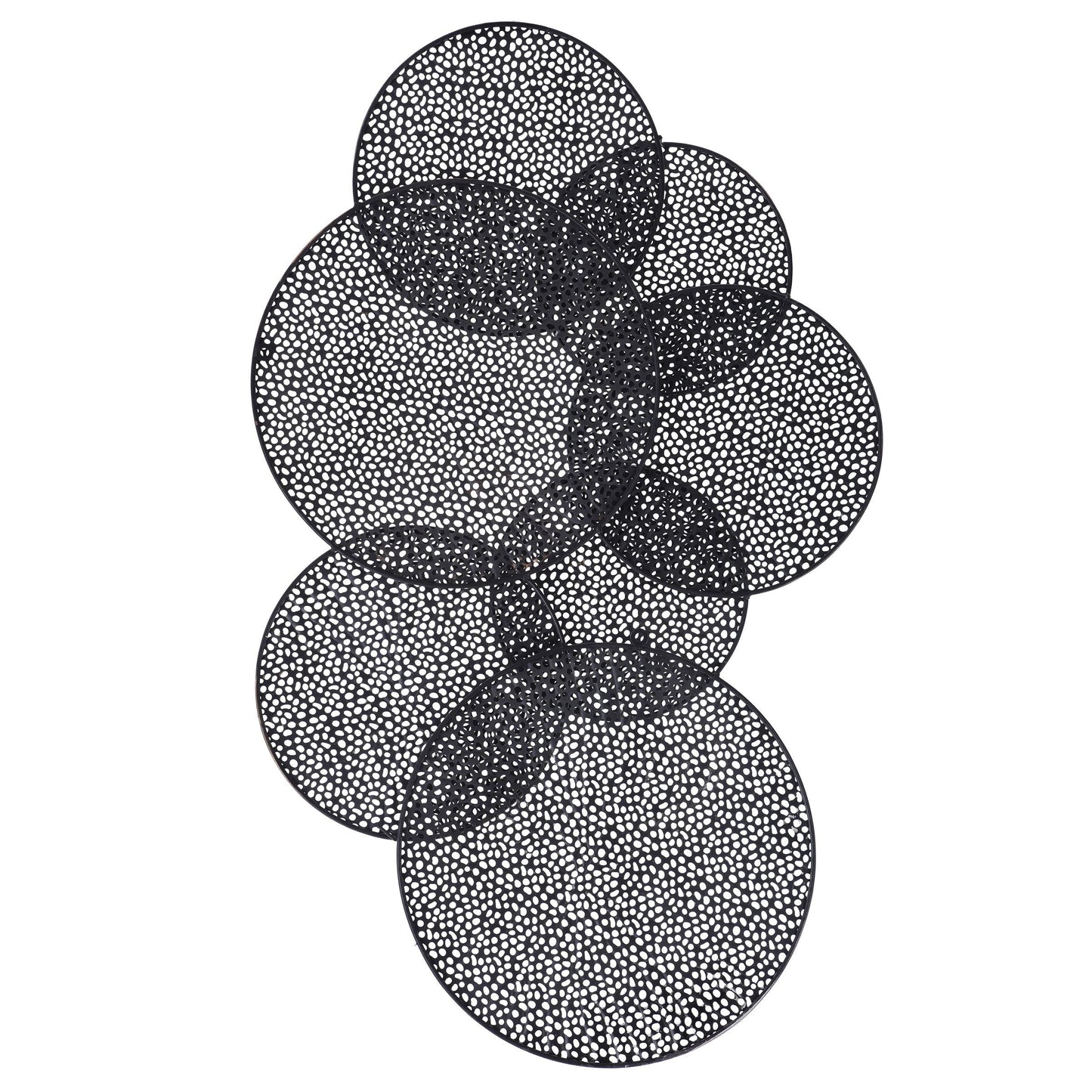 Harpe et fleuron Sahara Décoration murale en métal multicolore