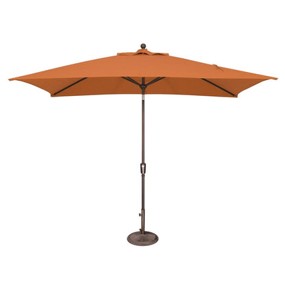 Parasol rectangulaire inclinable SimplyShade Catalina de 3 mètres (10 pieds) à bouton-poussoir