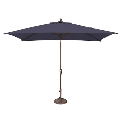 Parasol rectangulaire inclinable SimplyShade Catalina de 3 mètres (10 pieds) à bouton-poussoir