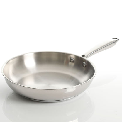 Batterie de cuisine robuste en acier inoxydable, ensemble de 10 pièces