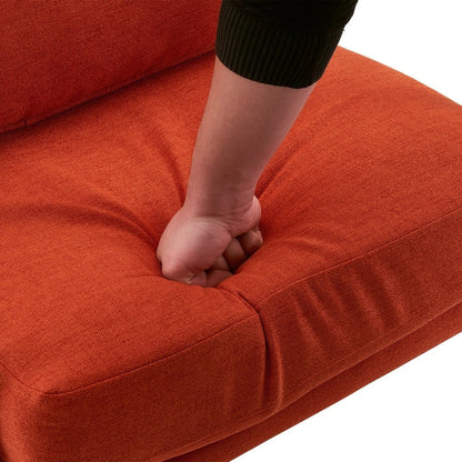 Fauteuil de loisirs avec dossier haut en bois massif et accoudoirs, fauteuil d'appoint