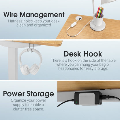 Bureau assis-debout électrique Homall à hauteur réglable