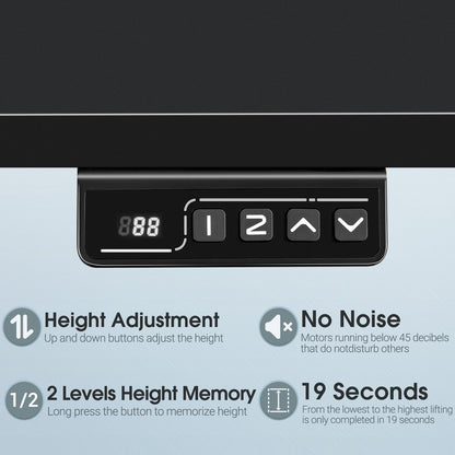 Bureau assis-debout électrique Homall à hauteur réglable