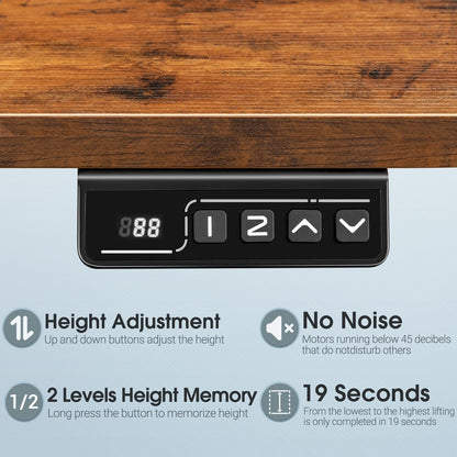 Bureau assis-debout électrique Homall à hauteur réglable