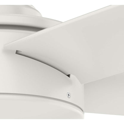 Ventilateur de plafond intérieur/extérieur Hunter 52 Shorebreak WeatherMax avec commande murale - Résistant aux intempéries extrêmes, au sel et à la corrosion