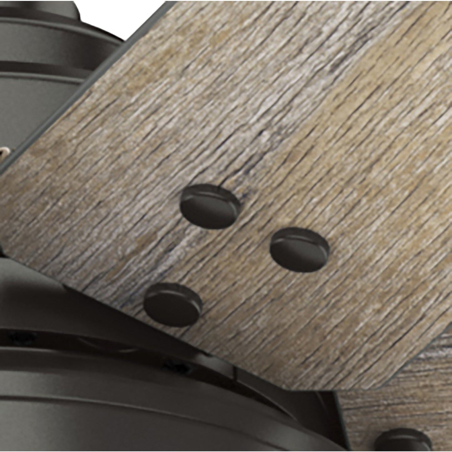 Ventilateur de plafond Hunter WiFi Whittington avec lumière LED, télécommande portable - Moulin à vent - Style industriel, campagnard, rustique - VENTILATEUR INTELLIGENT !